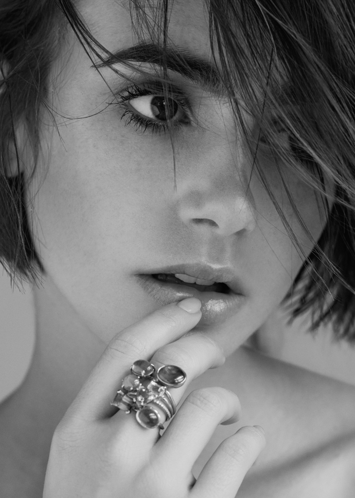 House Of Usher Lily Collins by David Roemer 07