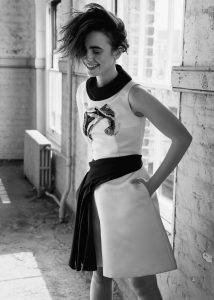 House Of Usher Lily Collins by David Roemer 09